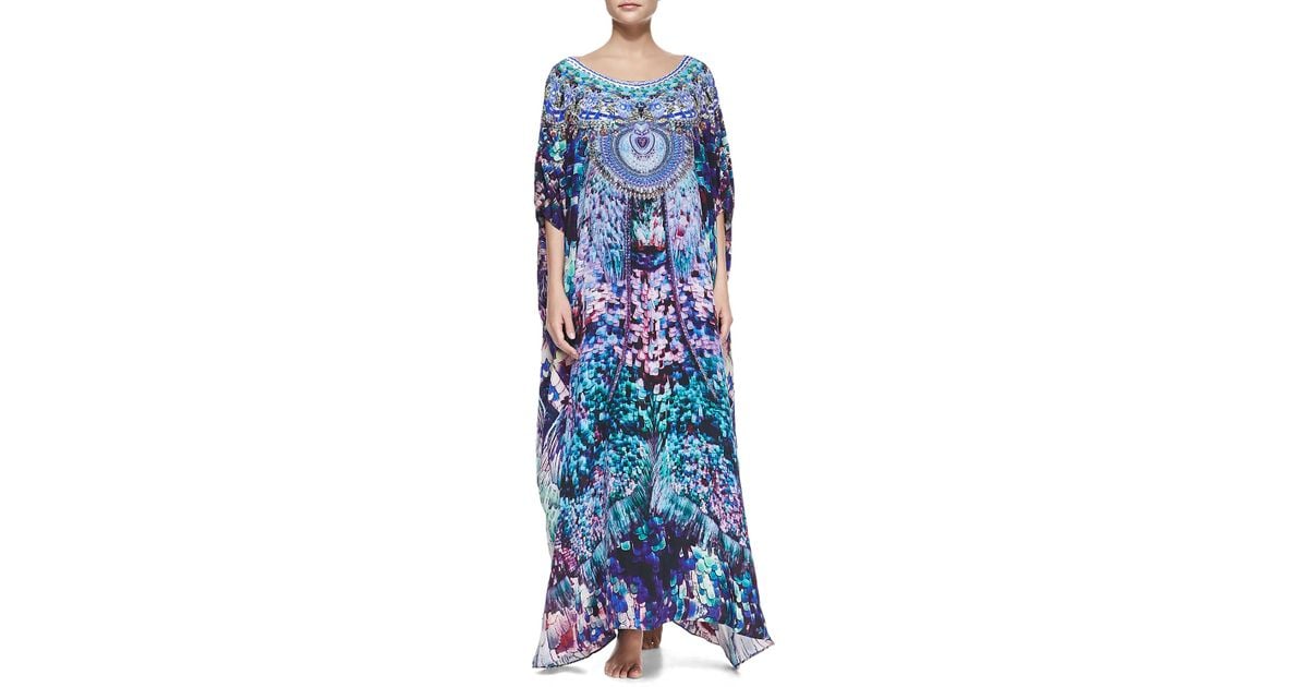 camilla kaftan blue