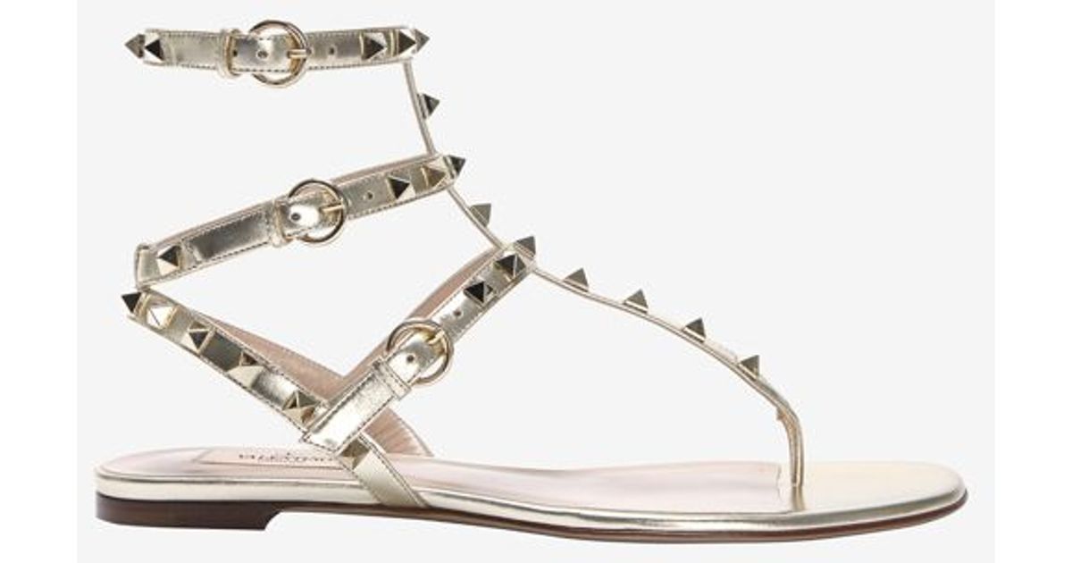 valentino sandals silver