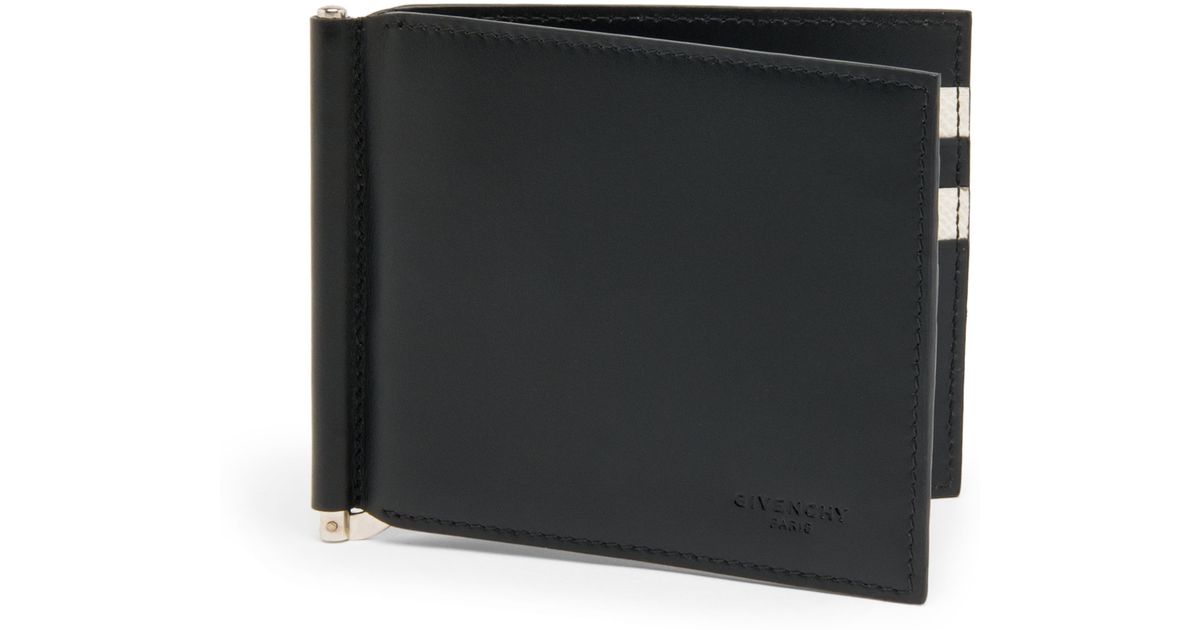 Givenchy Leather Money Clip Wallet in 