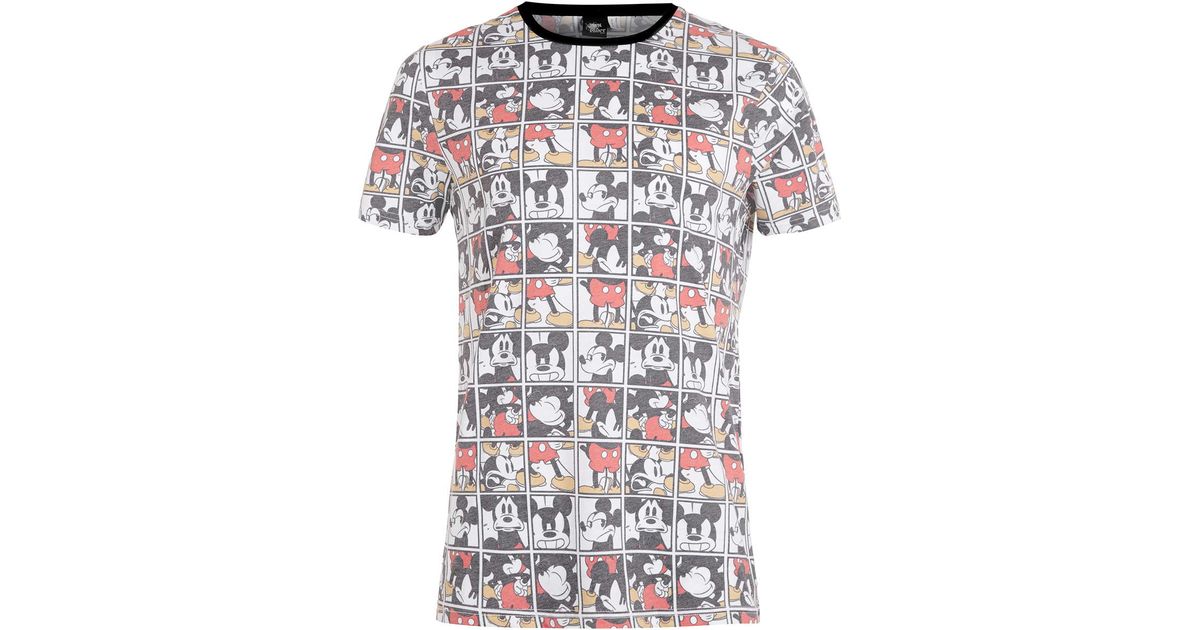 mickey print t shirt