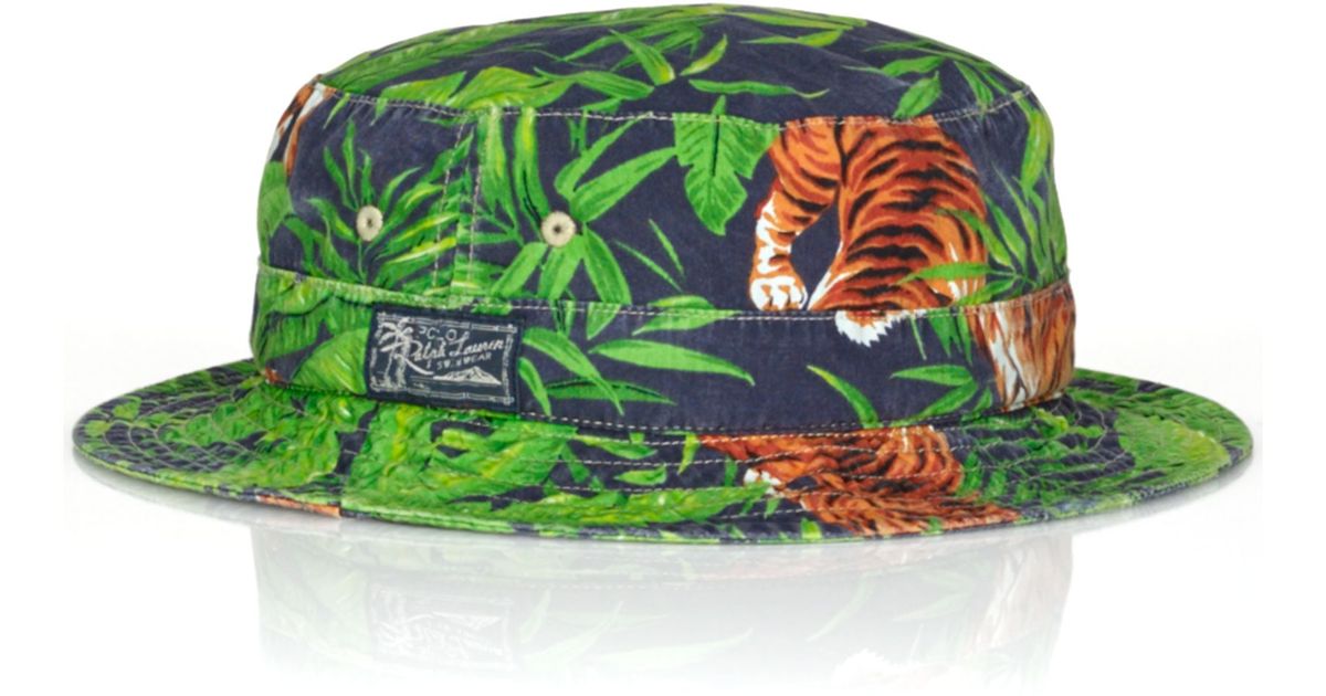 tiger print bucket hat