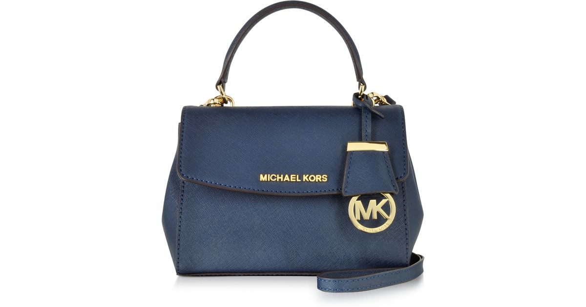 michael kors navy blue bag