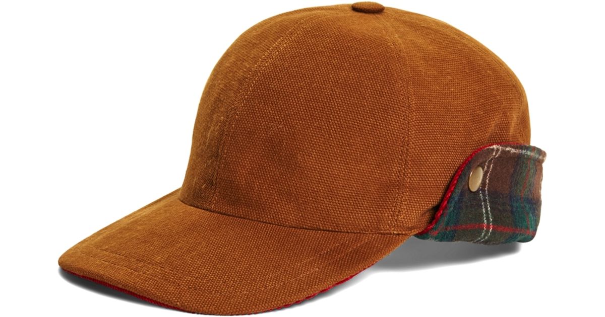 baseball hat with flaps