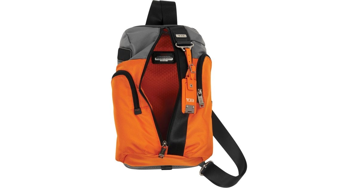 Tumi shop orange backpack