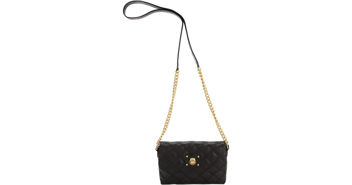 Marc Jacobs Quilted Leather Bag in Black | Lyst Australia