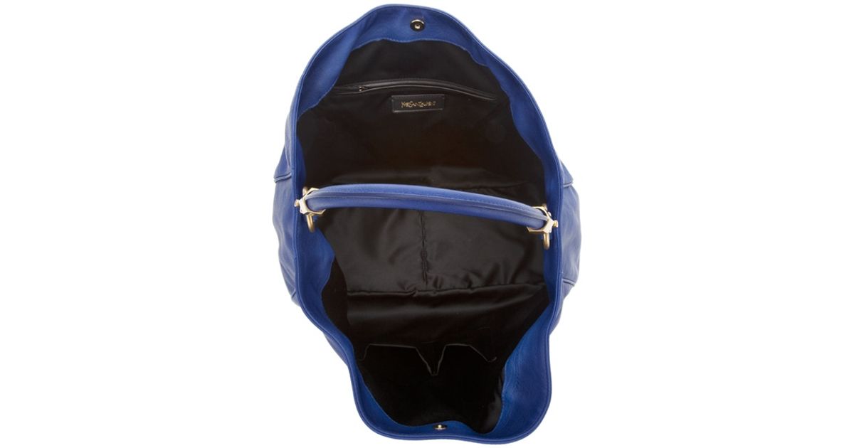 Saint laurent Roady Hobo Bag in Blue | Lyst