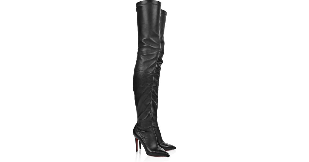 christian louboutin boots thigh high