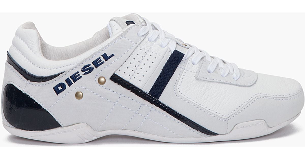 DIESEL Korbin Ii Sneakers in White for 