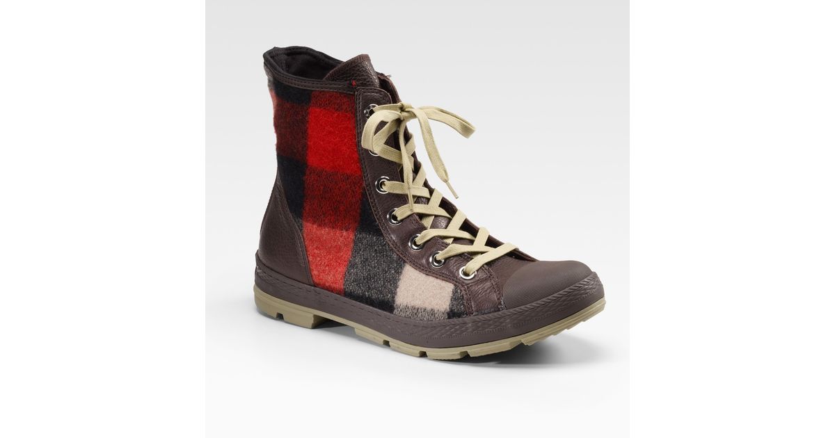 converse woolrich boots