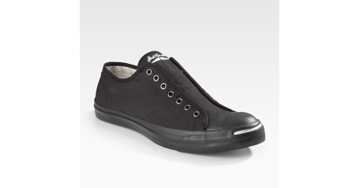 Converse Jack Purcell Slip On in Black 