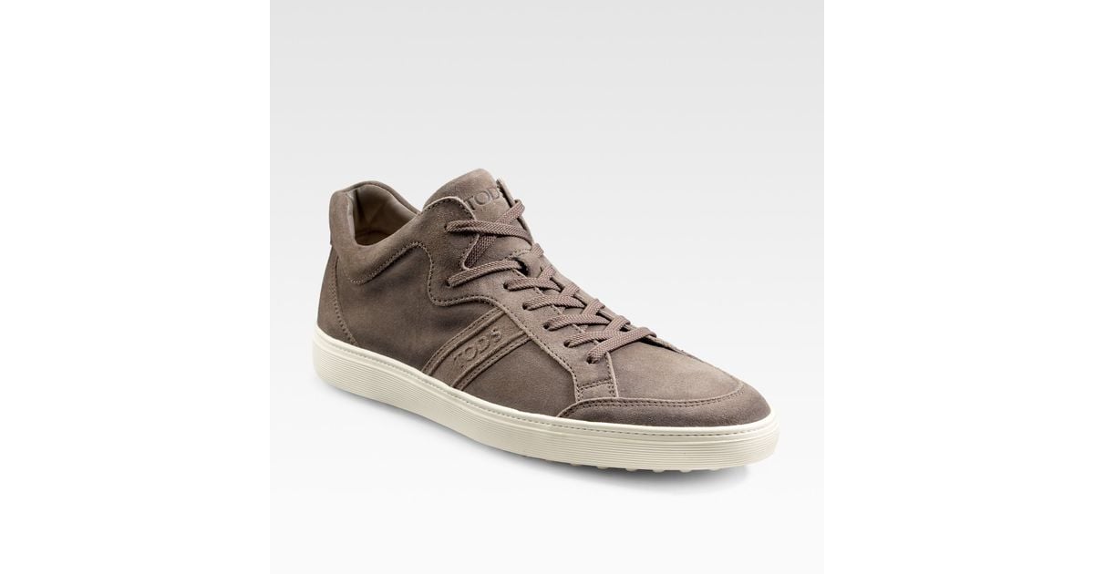 tod's cassetta leather sneakers
