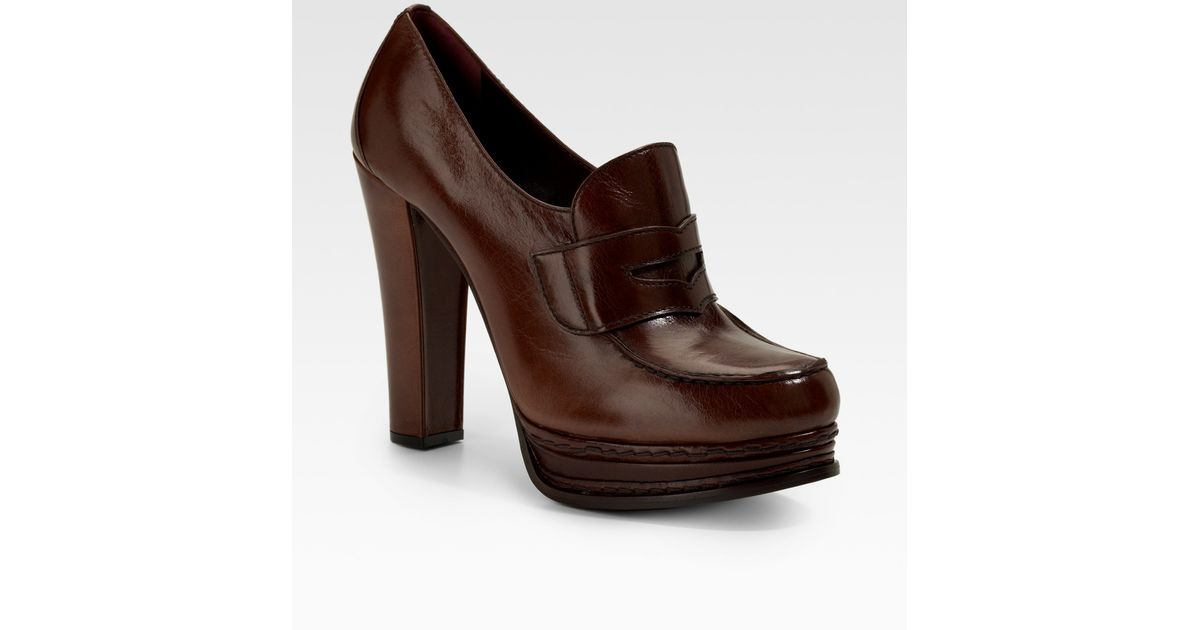 prada loafer pump