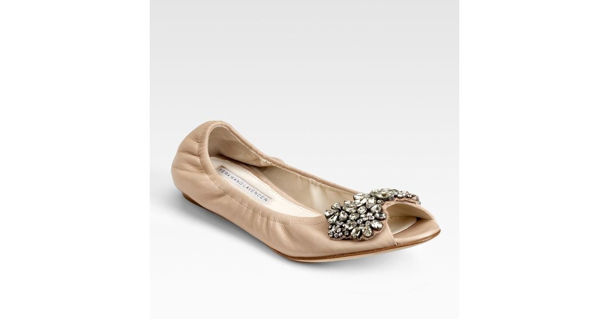 vera wang ballet flats