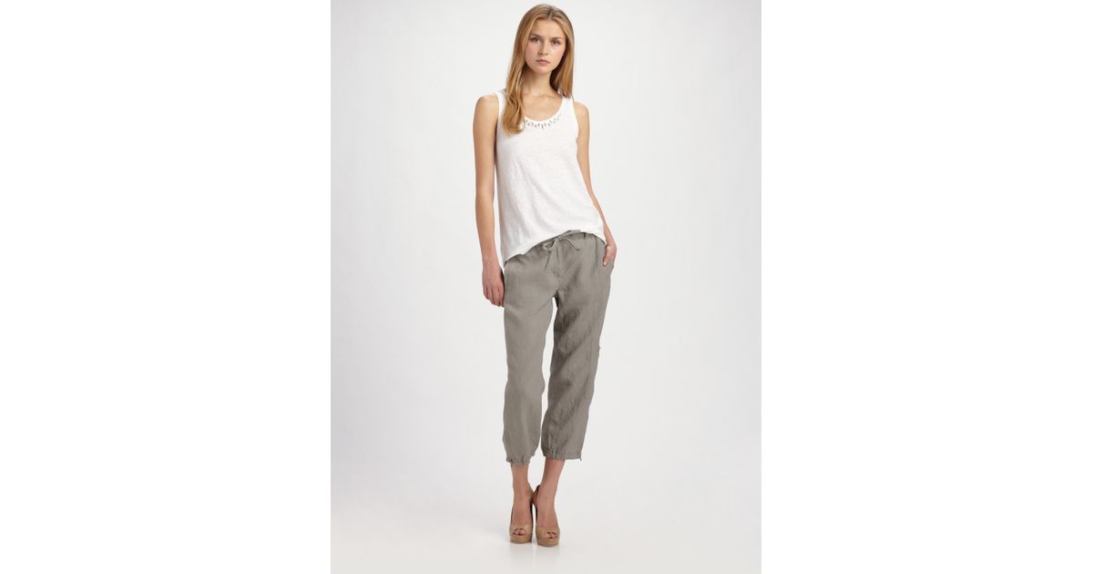 eileen fisher linen tank top