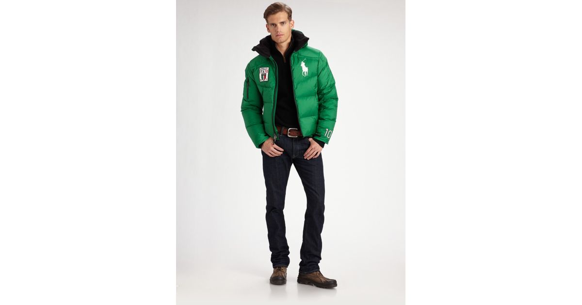 Polo Ralph Lauren Active Down Jacket/italy in Green for Men - Lyst