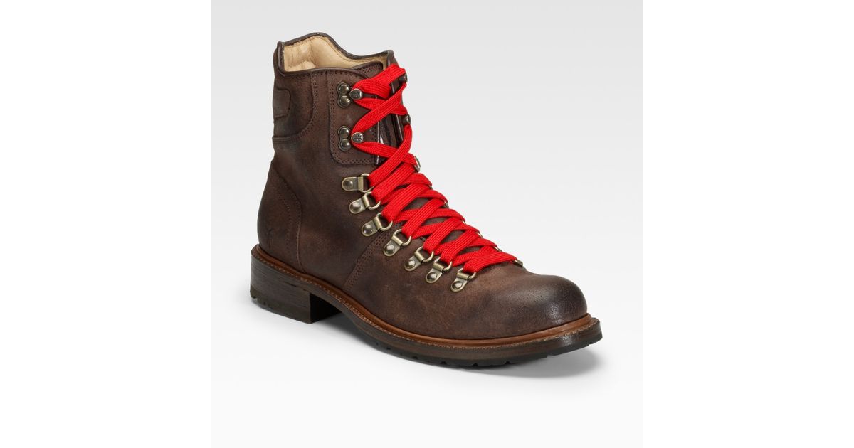 frye hiking boots mens