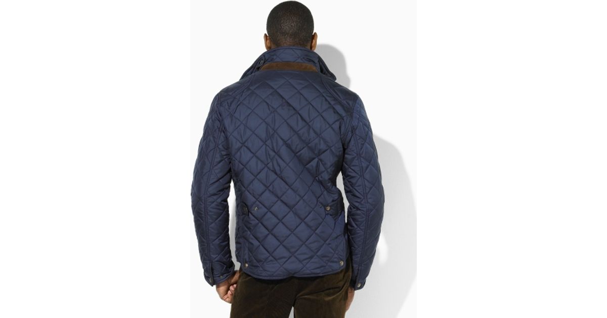 Polo Ralph Lauren Richmond Quilted Jacket in Black (Blue) for Men - Lyst