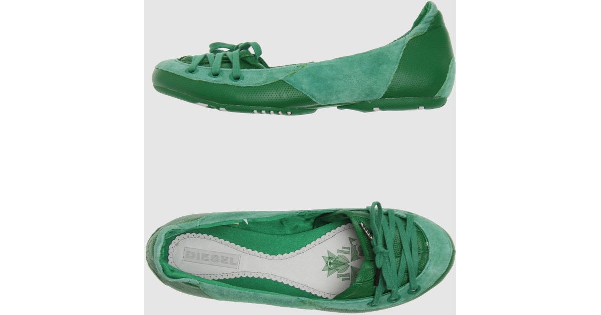 green ballet shoes