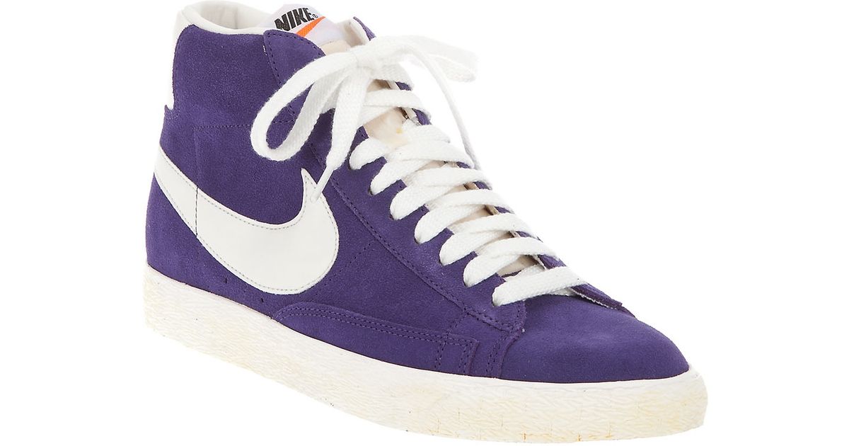 nike high tops purple