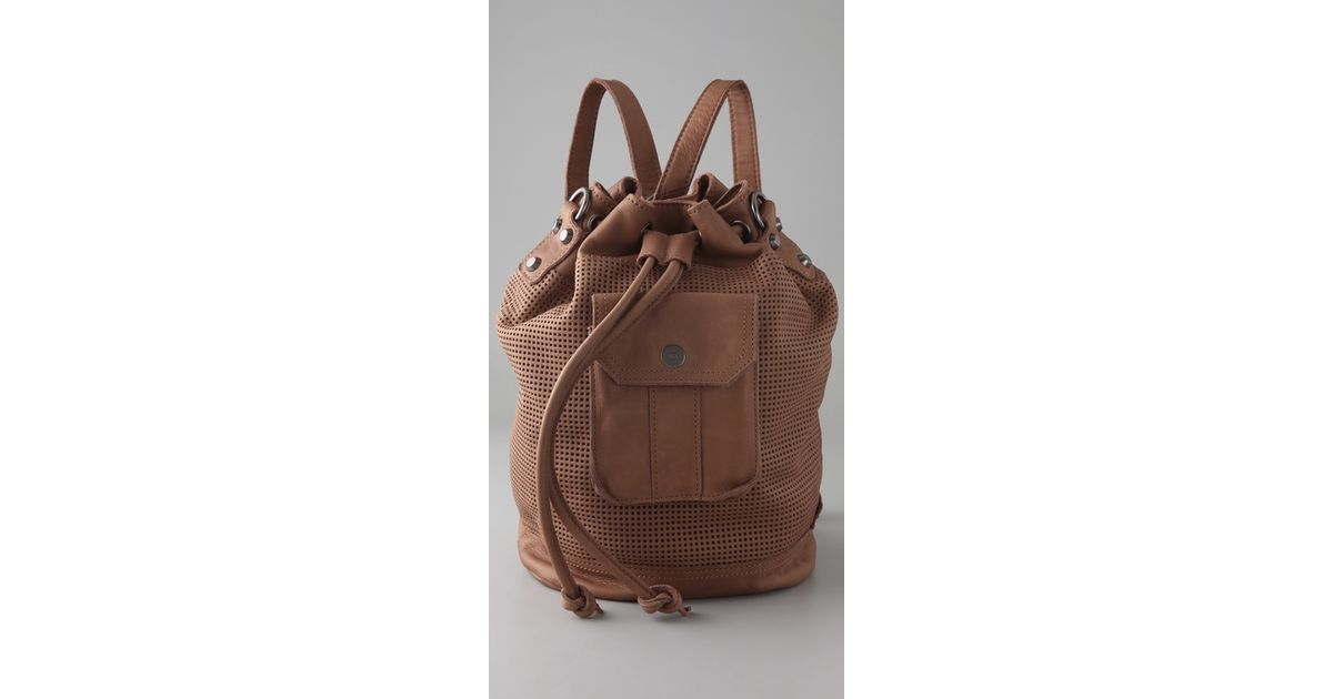 Lyst Linea Pelle Addison Bucket Bag Backpack In Brown