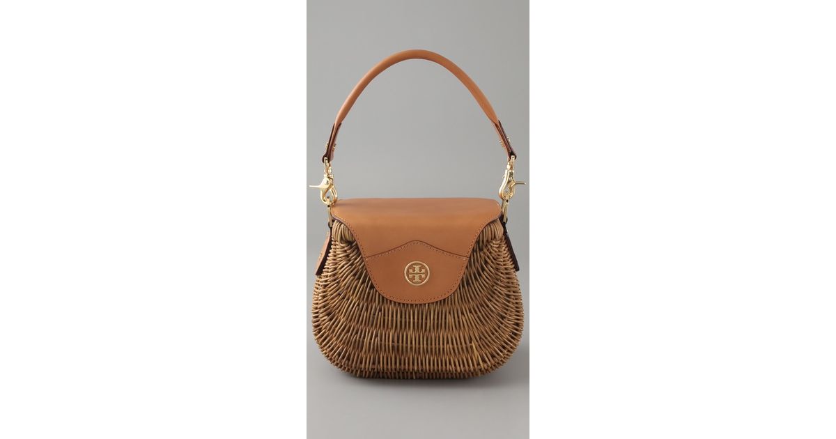 Tory Burch Small Wicker Basket Bag in Natural Lyst