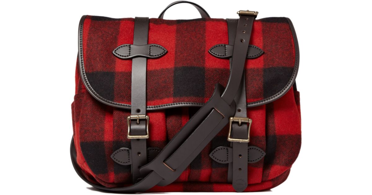 Plaid messenger bag Clearance