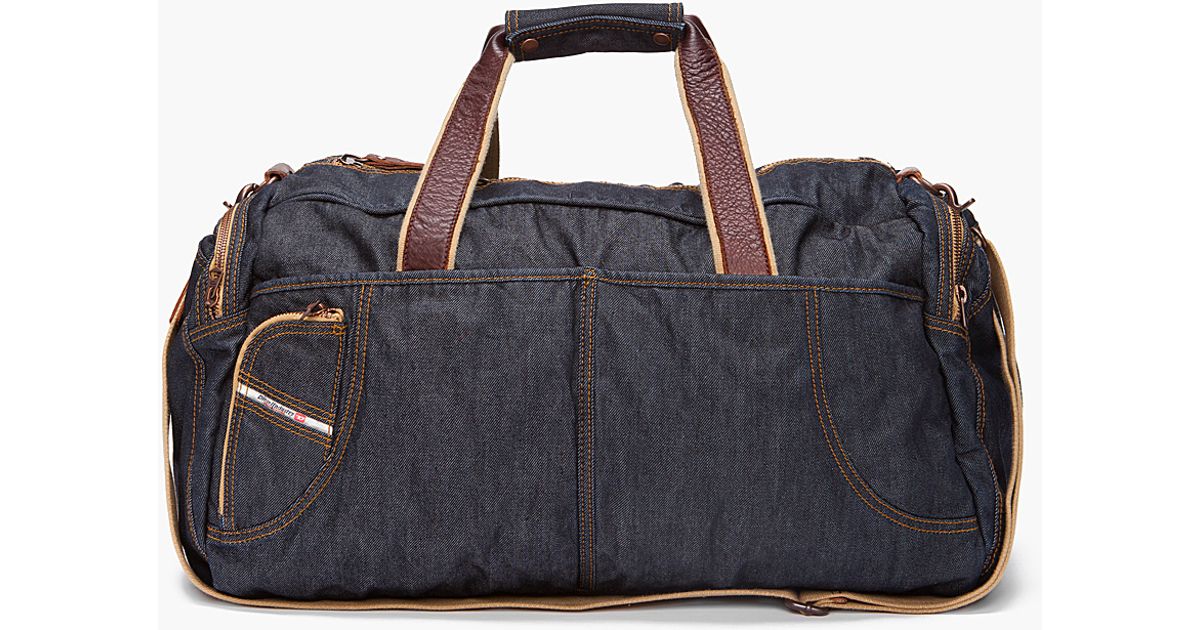 DIESEL Enjoy Duffle Bag in Denim (Blue) for Men | Lyst