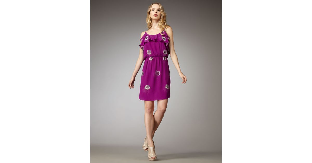 rebecca taylor purple dress