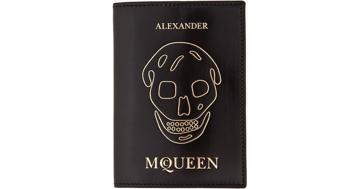 Alexander McQueen Passport Holder in 