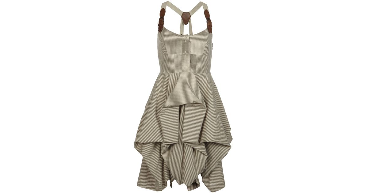 AllSaints Nightingale Melody Dress in Gray Lyst