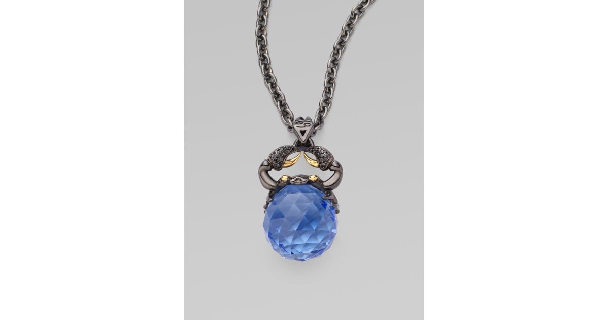 Stephen Webster Cancer Astro Pendant Necklace In Blue Lyst - Stephen Webster Pendant Necklace Stephen Webster Cancer Astro Pendant Necklace In Blue Lyst - Stephen Webster Pendant Necklace