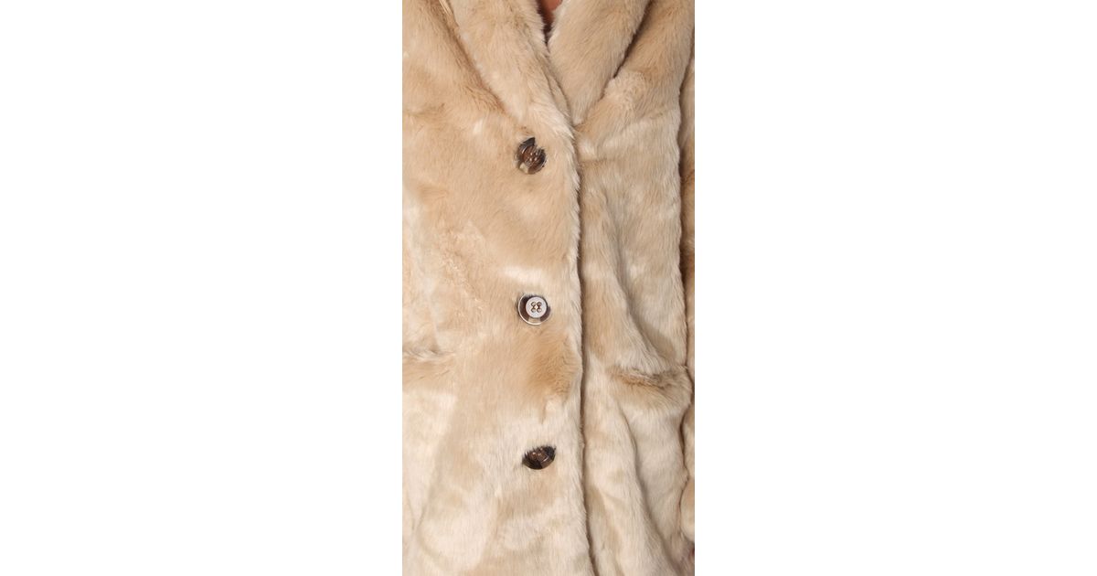31 Best Furs Images On Fur Coats And Mink Pink Double Agent Faux Fur Coat Minkpink Inked Jacket In Blue Lyst