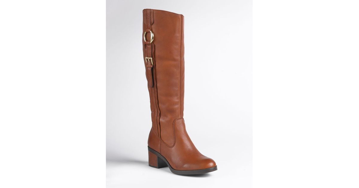 Lyst Lauren By Ralph Lauren Raeanne Vachetta Riding Boots in Brown