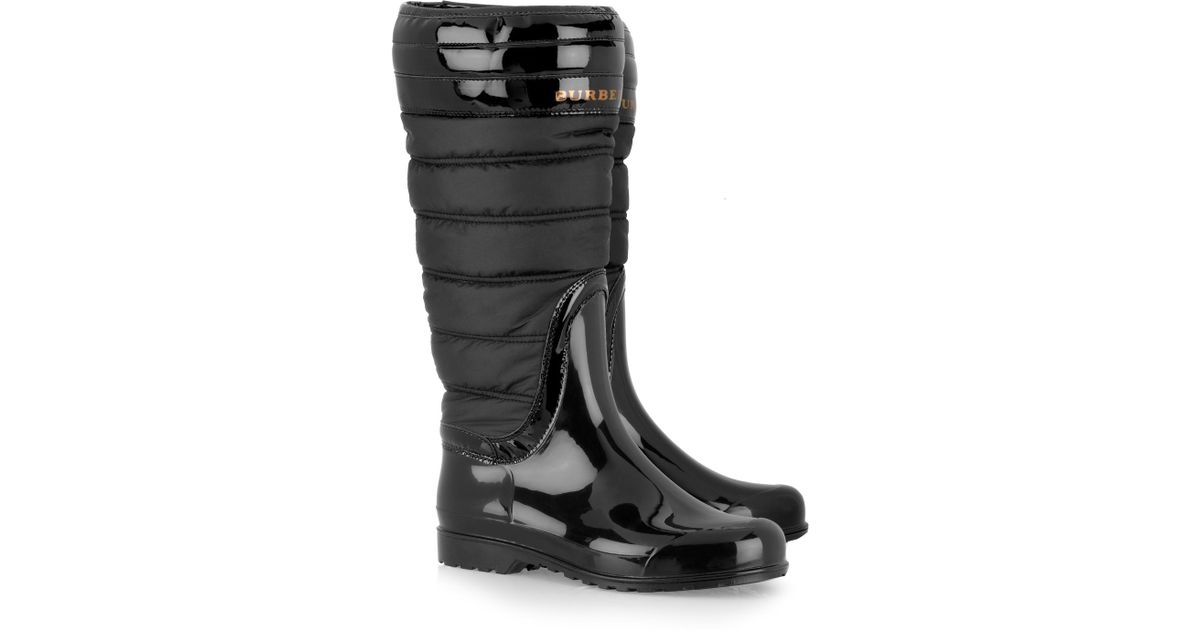 burberry rubber wellington boots