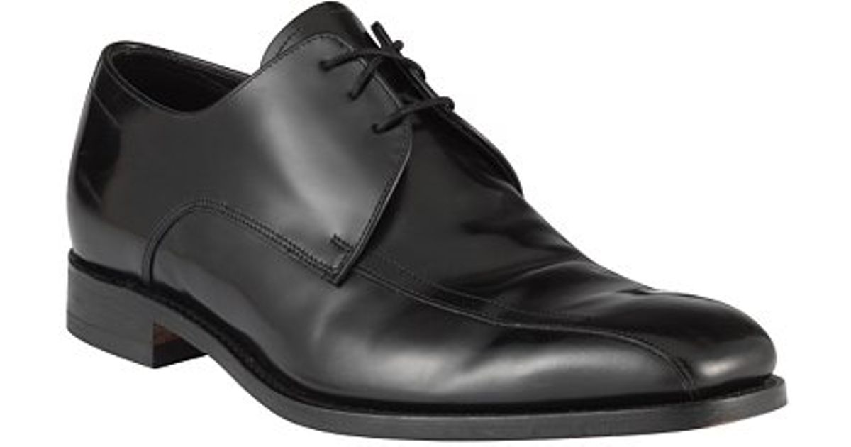 Loake Mcqueen Leather Shoes Black for 