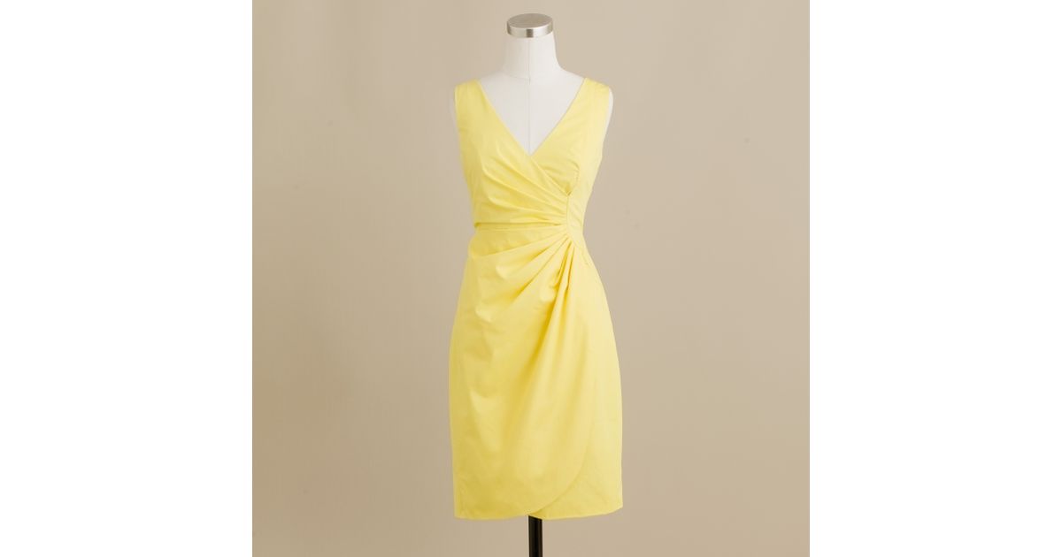 Bright Yellow Taffeta Dress
