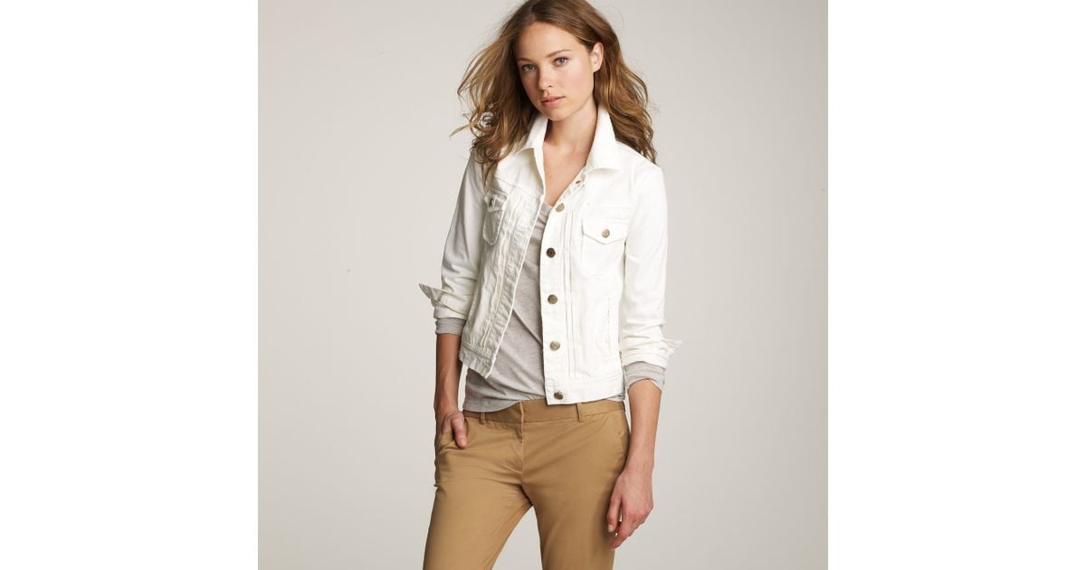 Buy MANGO White Denim Jacket - Jackets for Women 1452178 | Myntra