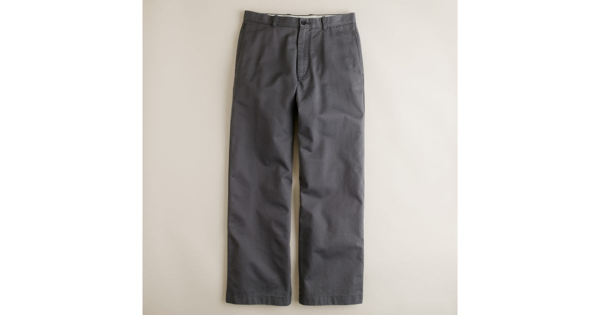 J.Crew Essential Chino in Giant Fit in Graphite (Gray) for Men - Lyst