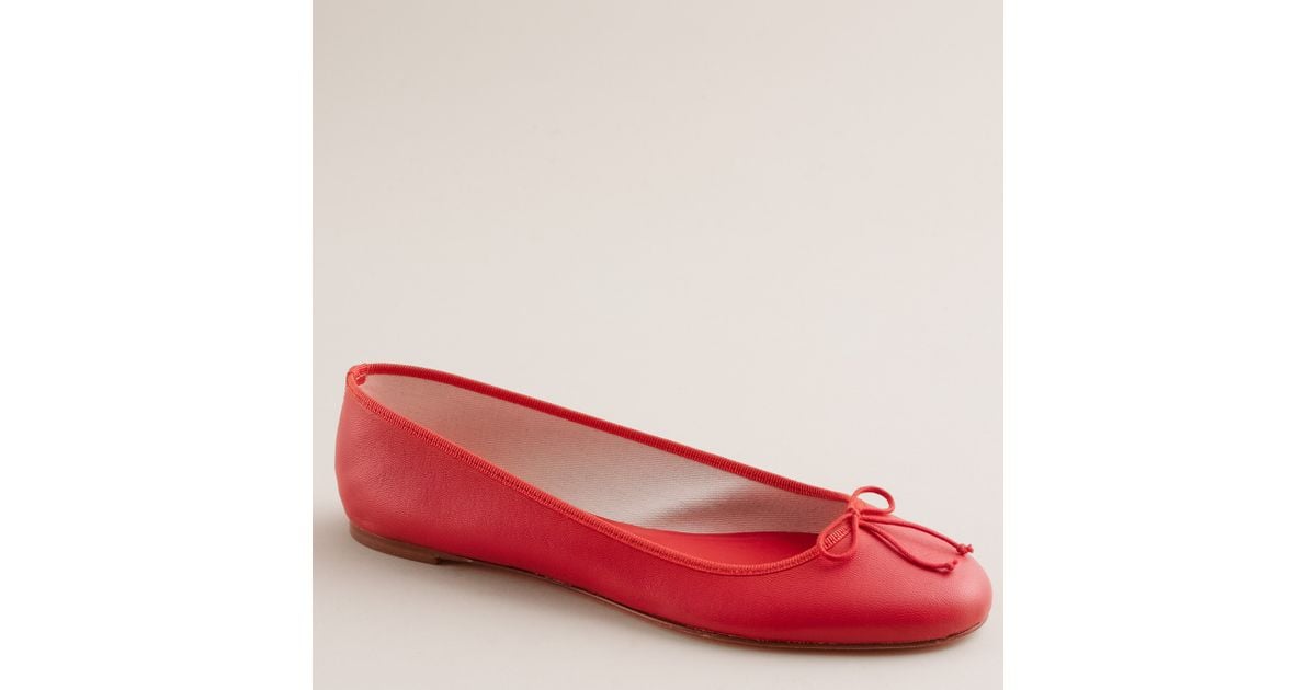 classic leather ballet flats