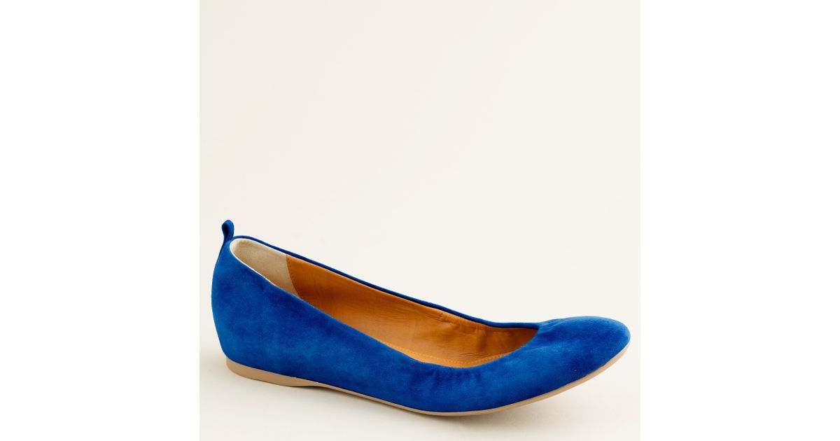 sapphire blue flats