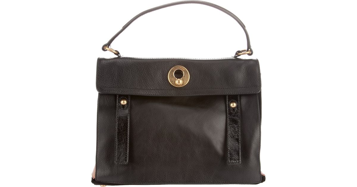 Saint laurent Muse Two Bag in Black | Lyst  