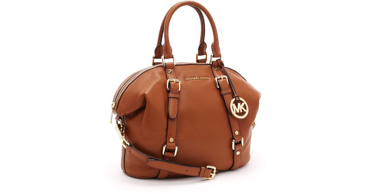 Lyst Michael Kors Medium Bedford Satchel, Luggage in Brown