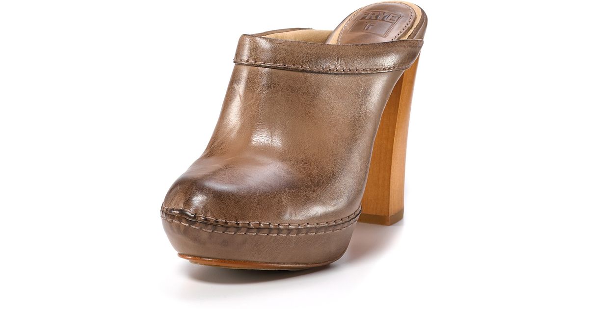 frye boot clogs