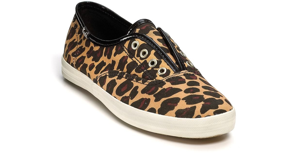 keds animal print laceless sneaker
