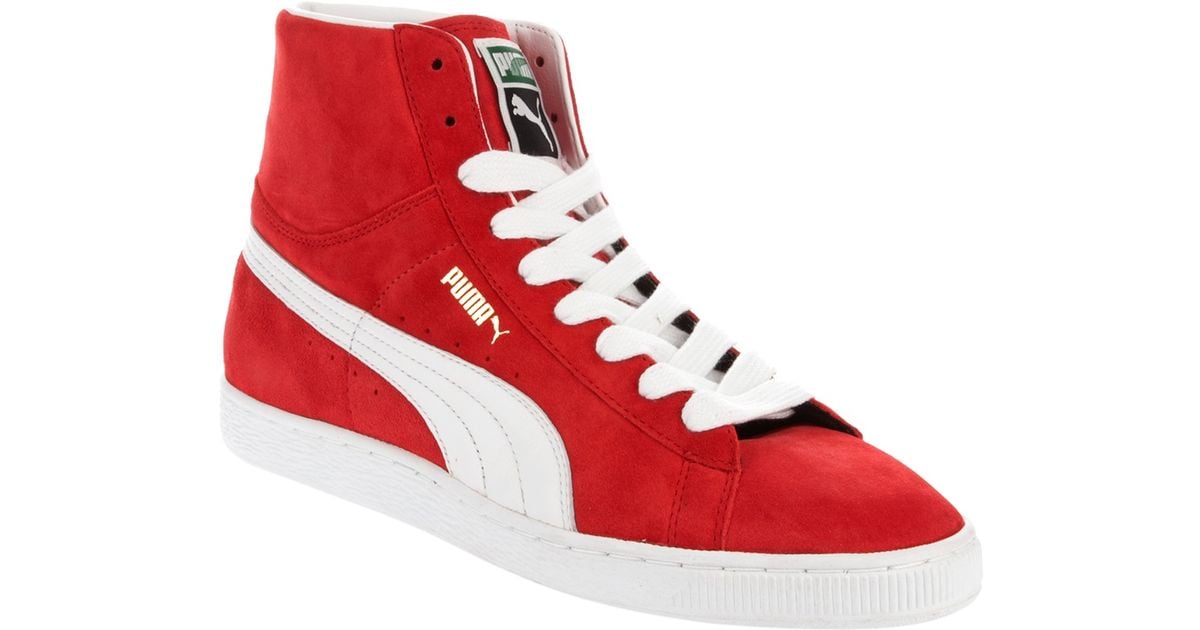 puma hi top shoes