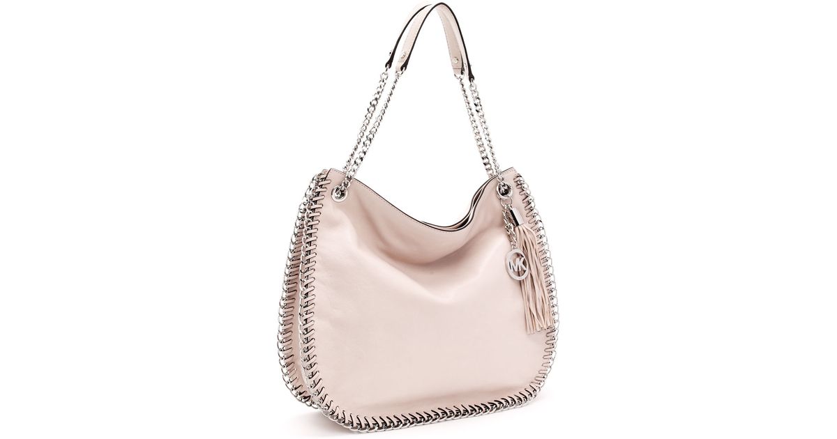 michael kors chelsea metallic tote