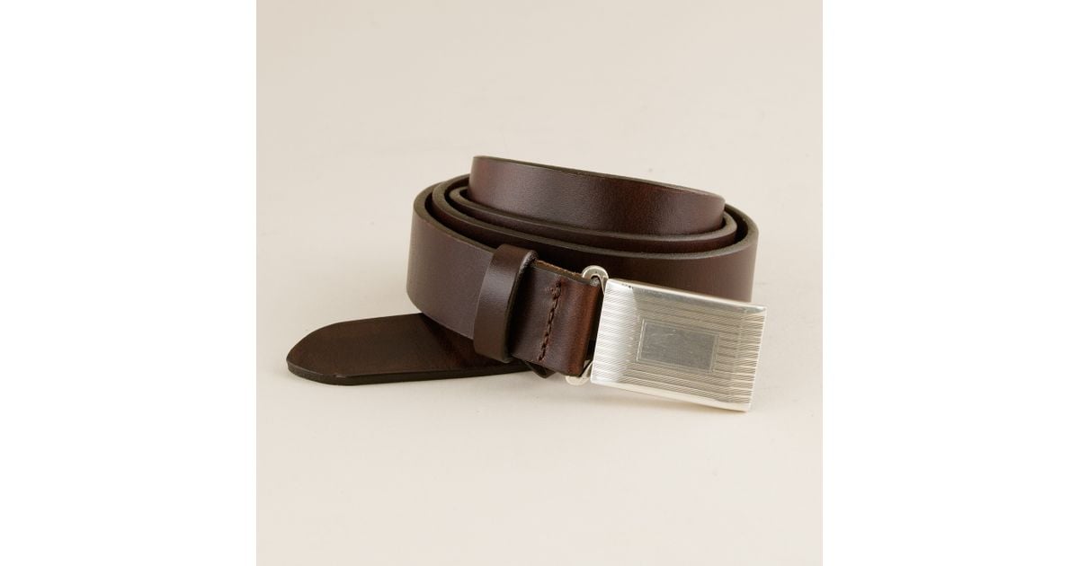 Classic Belt J Crew Leather Belt J Crew Belt Cognac Brown Genuine