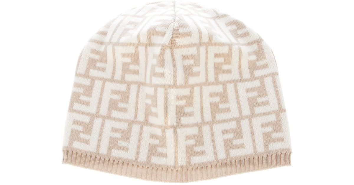 fendi monogram beanie
