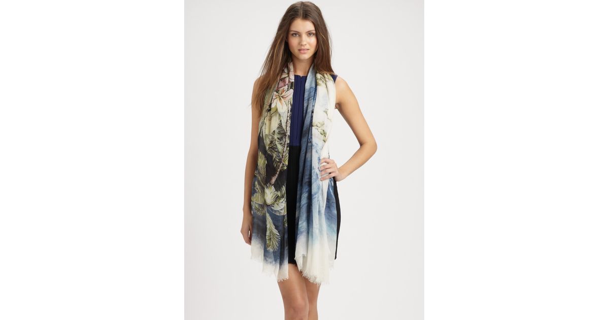 hawaiian print shawls