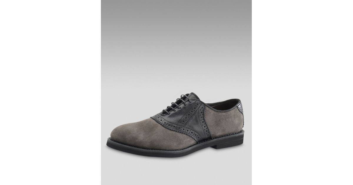 nubuck saddle shoes